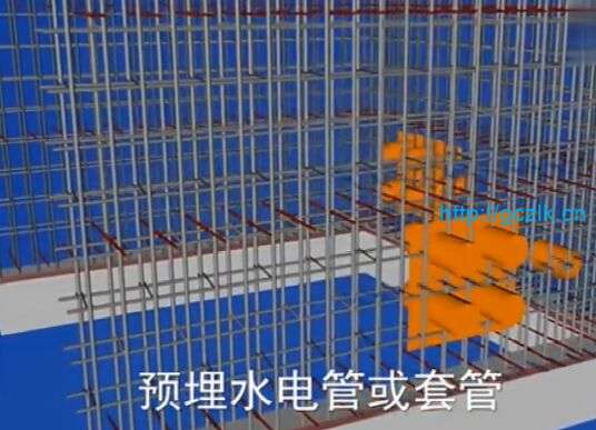 地下室剪力墙模板水电预埋管不开孔/外墙橡胶止水带接头粘接施工 二集