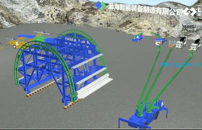 隧道施工全流程动画展示