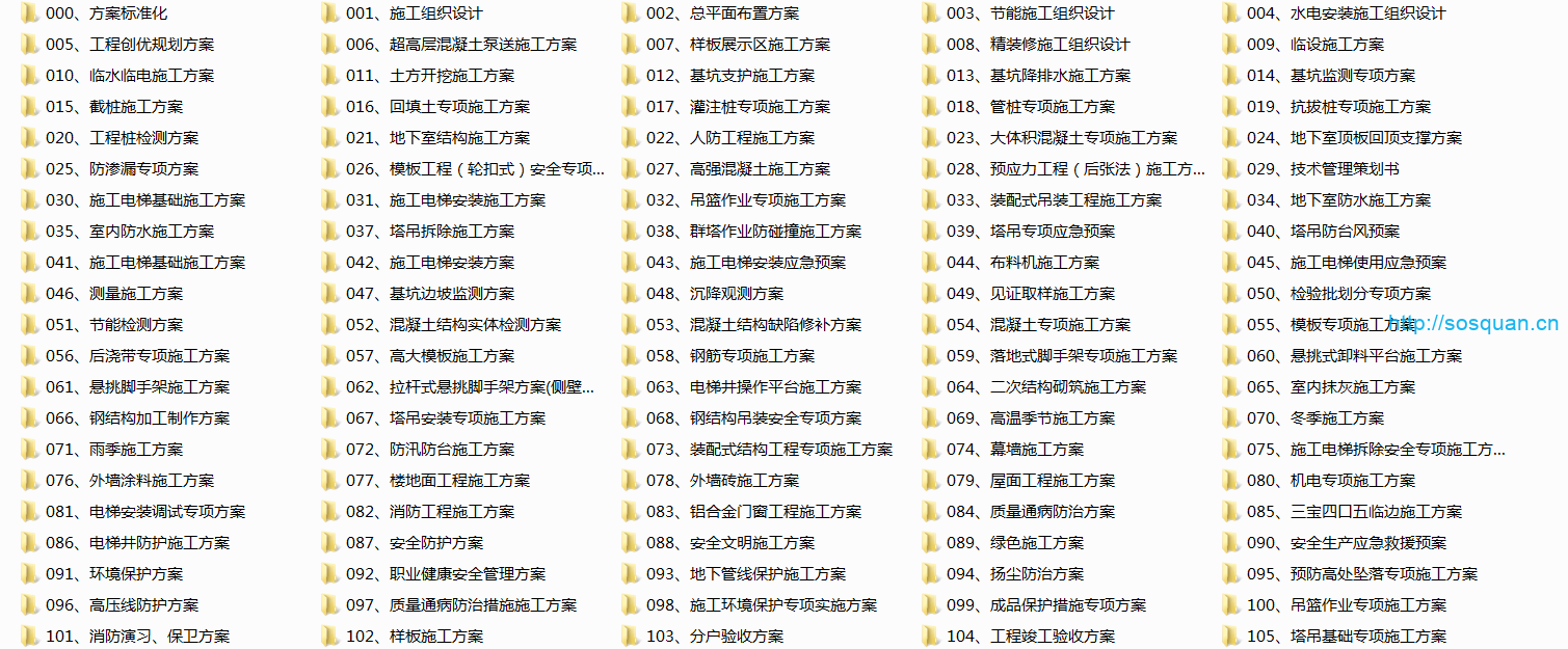 105套房建项目全过程施工方案