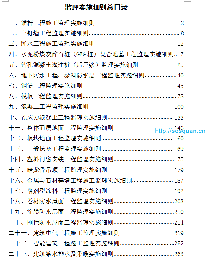 房建工程监理实施细则全集318页