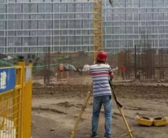 单位工程坐标定位测量记录